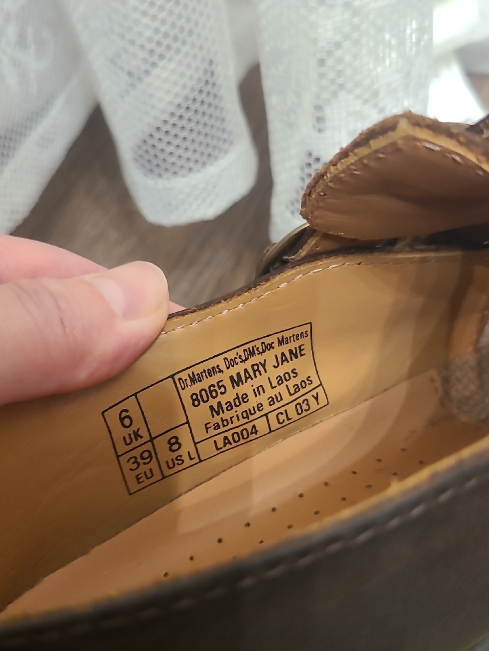 Dr Martens 8065 Mary Jane Crazy Horse Buckle Strap Shoes - Picture 9 of 9